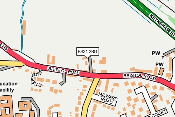 BS31 2BG map - OS OpenMap – Local (Ordnance Survey)