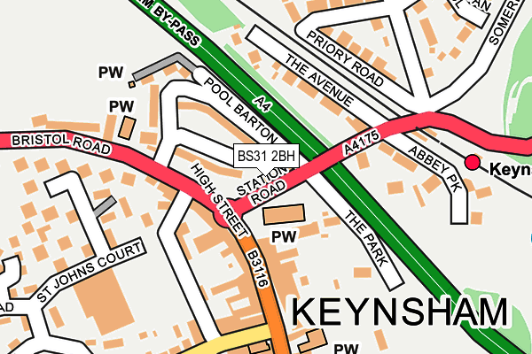 BS31 2BH map - OS OpenMap – Local (Ordnance Survey)