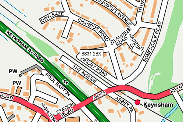 BS31 2BX map - OS OpenMap – Local (Ordnance Survey)