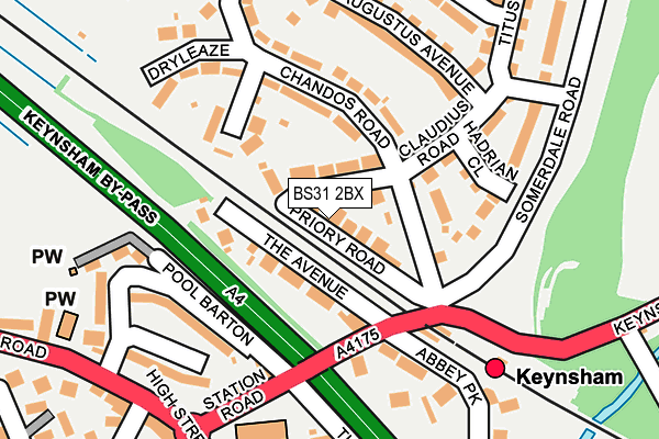 Map of SS PHILIP & JAMES RETIREMENT HOME LIMITED at local scale