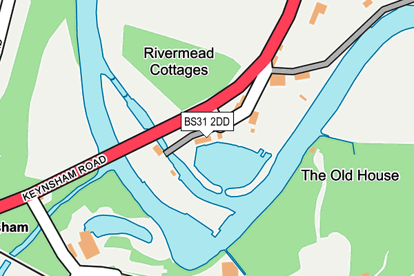 BS31 2DD map - OS OpenMap – Local (Ordnance Survey)