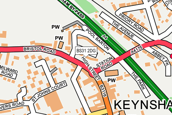 BS31 2DG map - OS OpenMap – Local (Ordnance Survey)