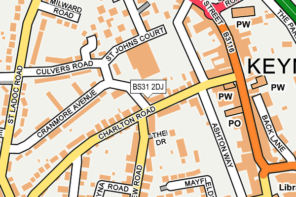 BS31 2DJ map - OS OpenMap – Local (Ordnance Survey)