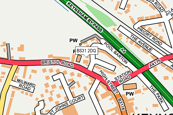 BS31 2DQ map - OS OpenMap – Local (Ordnance Survey)