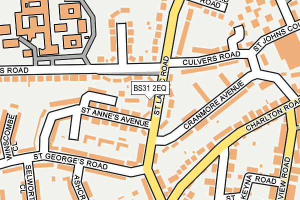 BS31 2EQ map - OS OpenMap – Local (Ordnance Survey)