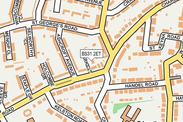 BS31 2ET map - OS OpenMap – Local (Ordnance Survey)