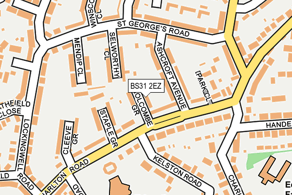 BS31 2EZ map - OS OpenMap – Local (Ordnance Survey)