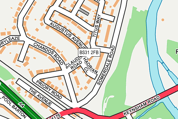 BS31 2FB map - OS OpenMap – Local (Ordnance Survey)