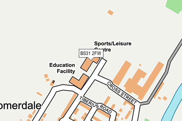 BS31 2FW map - OS OpenMap – Local (Ordnance Survey)