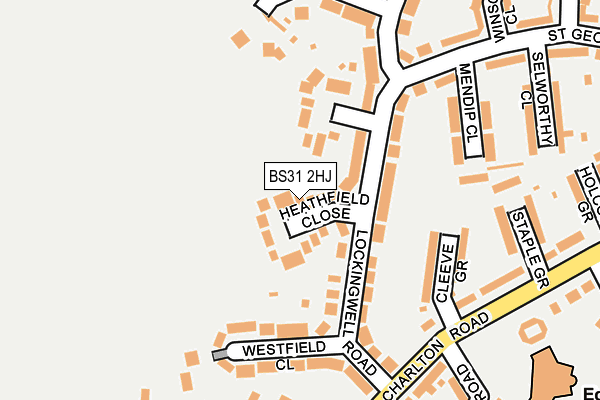 BS31 2HJ map - OS OpenMap – Local (Ordnance Survey)