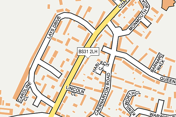 BS31 2LH map - OS OpenMap – Local (Ordnance Survey)