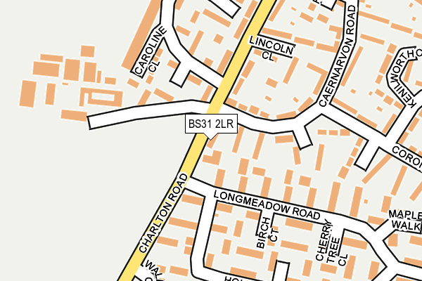 BS31 2LR map - OS OpenMap – Local (Ordnance Survey)