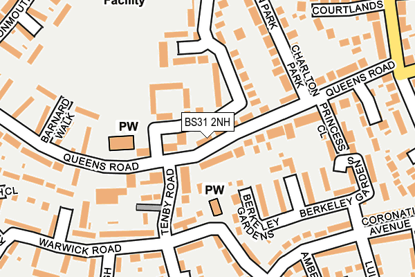 BS31 2NH map - OS OpenMap – Local (Ordnance Survey)