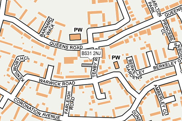 BS31 2NJ map - OS OpenMap – Local (Ordnance Survey)