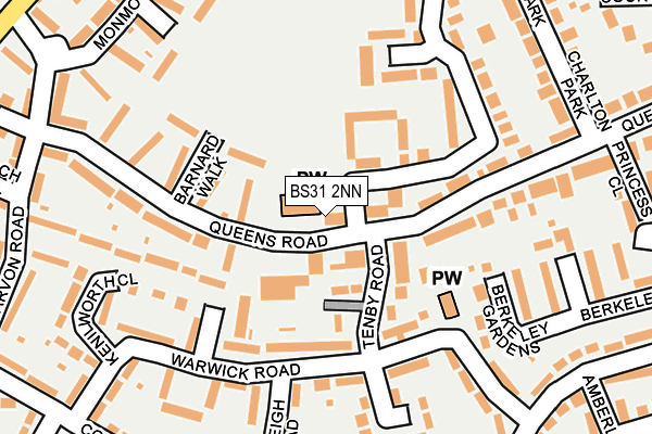 BS31 2NN map - OS OpenMap – Local (Ordnance Survey)