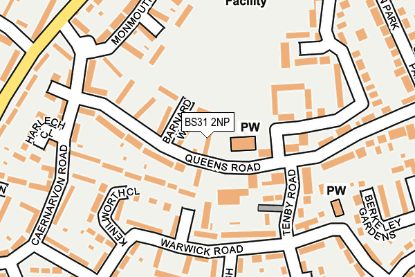 BS31 2NP map - OS OpenMap – Local (Ordnance Survey)