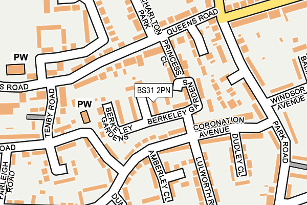 BS31 2PN map - OS OpenMap – Local (Ordnance Survey)