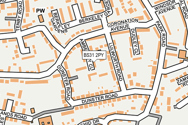 BS31 2PY map - OS OpenMap – Local (Ordnance Survey)