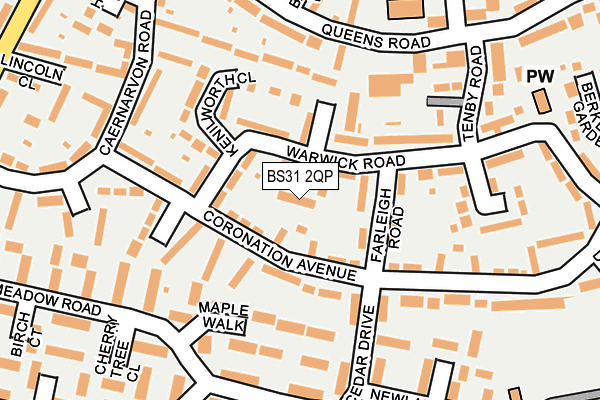 BS31 2QP map - OS OpenMap – Local (Ordnance Survey)