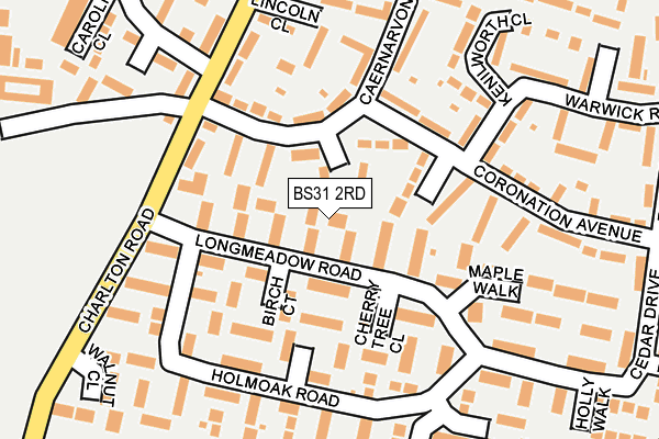 BS31 2RD map - OS OpenMap – Local (Ordnance Survey)