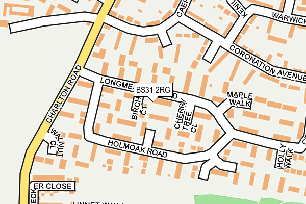 BS31 2RG map - OS OpenMap – Local (Ordnance Survey)