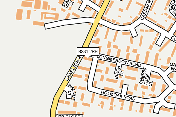 BS31 2RH map - OS OpenMap – Local (Ordnance Survey)