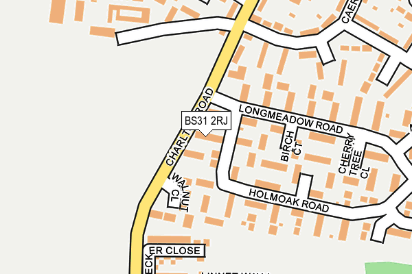 BS31 2RJ map - OS OpenMap – Local (Ordnance Survey)