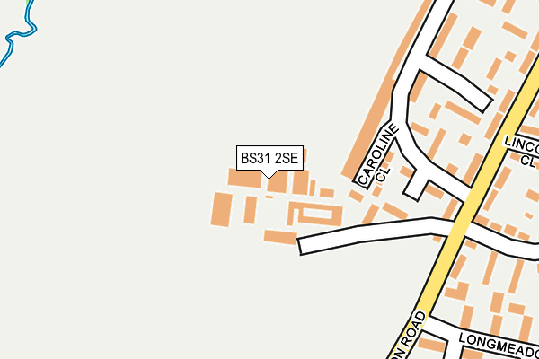 BS31 2SE map - OS OpenMap – Local (Ordnance Survey)