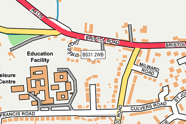 Map of HCCD LTD at local scale