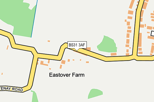 BS31 3AF map - OS OpenMap – Local (Ordnance Survey)