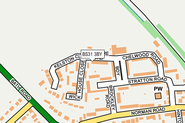 BS31 3BY map - OS OpenMap – Local (Ordnance Survey)