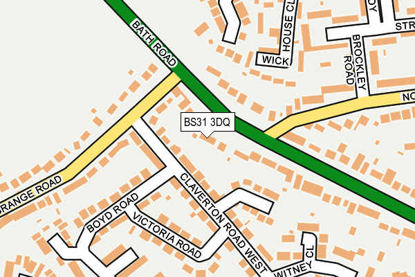 BS31 3DQ map - OS OpenMap – Local (Ordnance Survey)