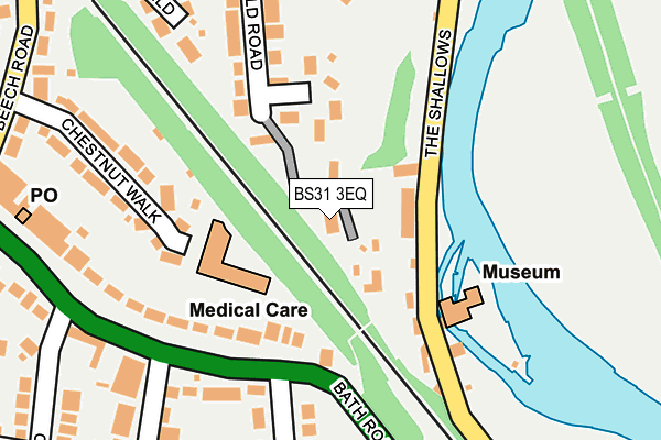 BS31 3EQ map - OS OpenMap – Local (Ordnance Survey)