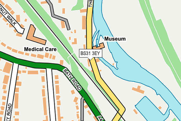 BS31 3EY map - OS OpenMap – Local (Ordnance Survey)