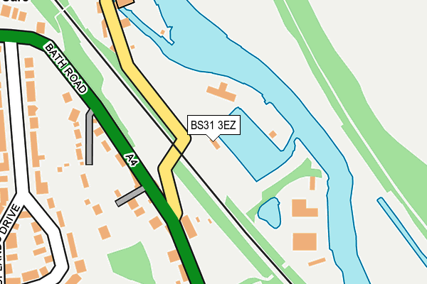 BS31 3EZ map - OS OpenMap – Local (Ordnance Survey)