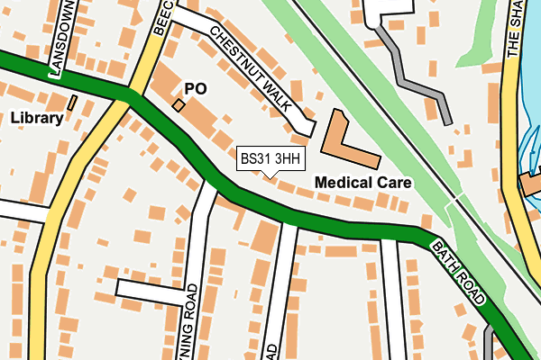 BS31 3HH map - OS OpenMap – Local (Ordnance Survey)