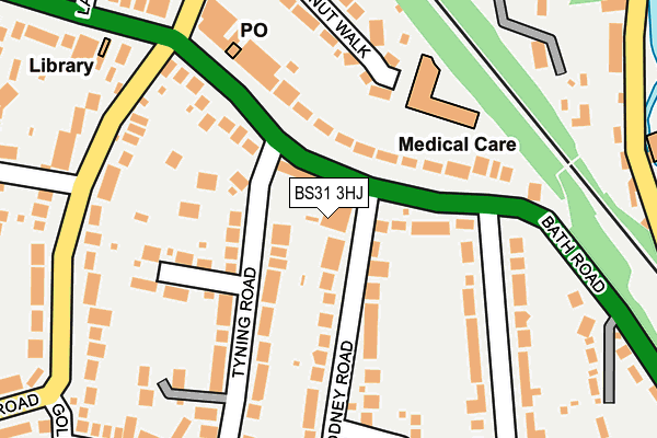 BS31 3HJ map - OS OpenMap – Local (Ordnance Survey)