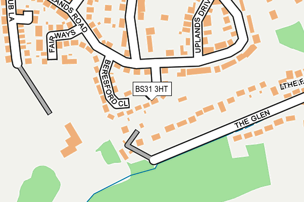 BS31 3HT map - OS OpenMap – Local (Ordnance Survey)