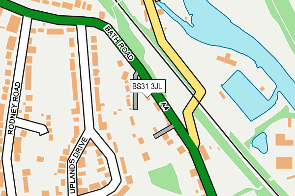 BS31 3JL map - OS OpenMap – Local (Ordnance Survey)
