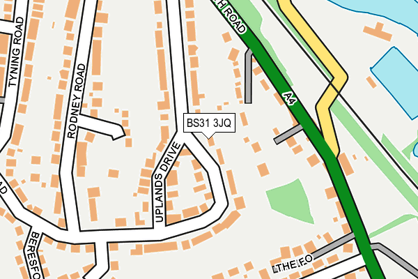 BS31 3JQ map - OS OpenMap – Local (Ordnance Survey)