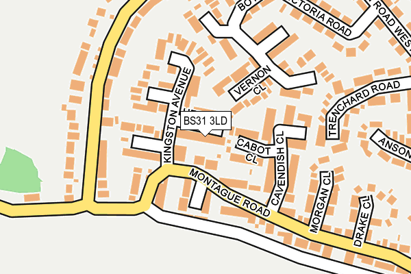 BS31 3LD map - OS OpenMap – Local (Ordnance Survey)