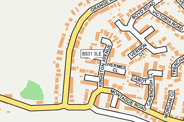 BS31 3LE map - OS OpenMap – Local (Ordnance Survey)