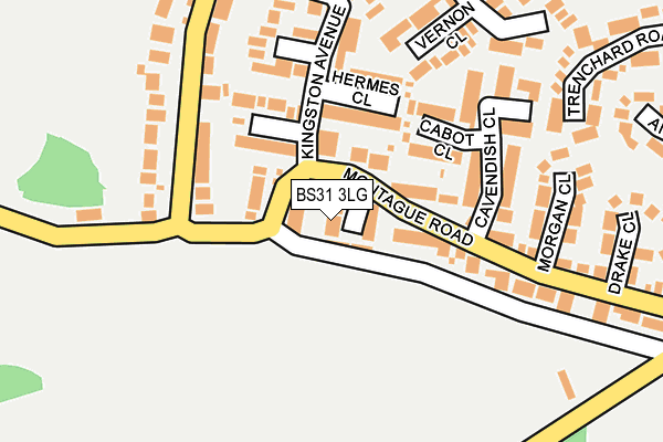 BS31 3LG map - OS OpenMap – Local (Ordnance Survey)