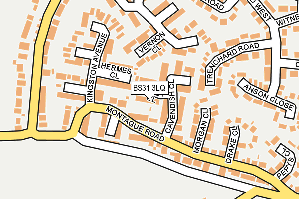 BS31 3LQ map - OS OpenMap – Local (Ordnance Survey)