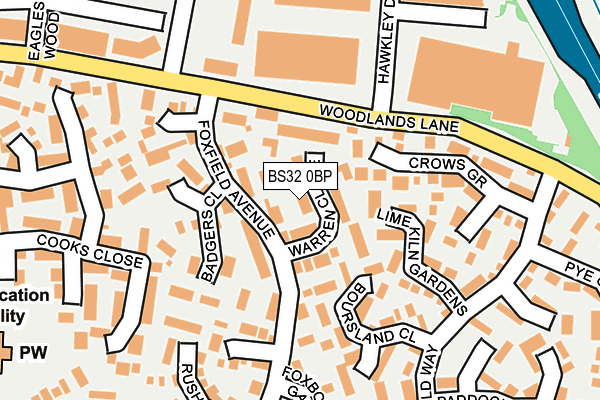 BS32 0BP map - OS OpenMap – Local (Ordnance Survey)