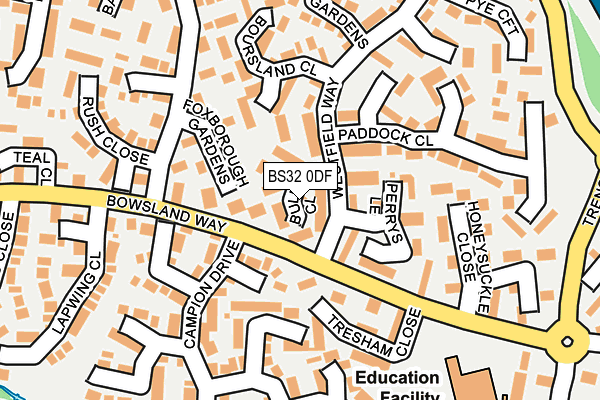 BS32 0DF map - OS OpenMap – Local (Ordnance Survey)