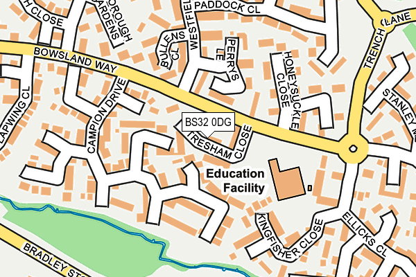 BS32 0DG map - OS OpenMap – Local (Ordnance Survey)