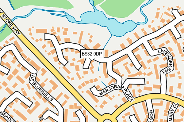 BS32 0DP map - OS OpenMap – Local (Ordnance Survey)