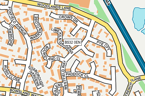 BS32 0EN map - OS OpenMap – Local (Ordnance Survey)