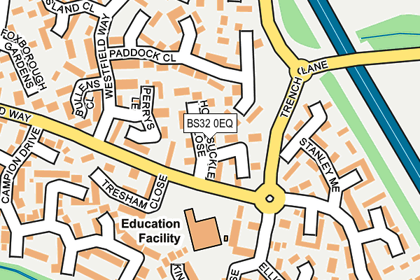 BS32 0EQ map - OS OpenMap – Local (Ordnance Survey)